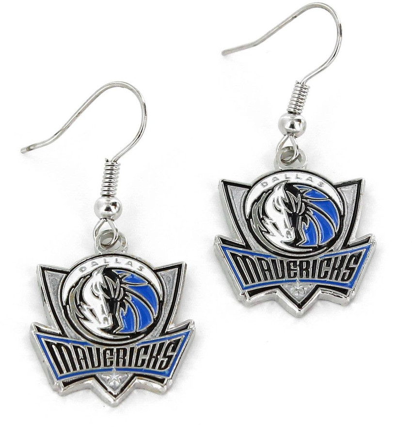 NBA Dallas Mavericks Logo Dangle Earrings