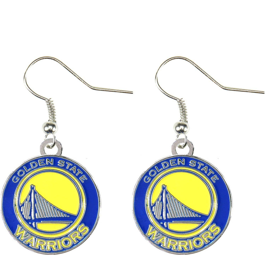 NBA Golden State Warriors Logo Dangle Earrings