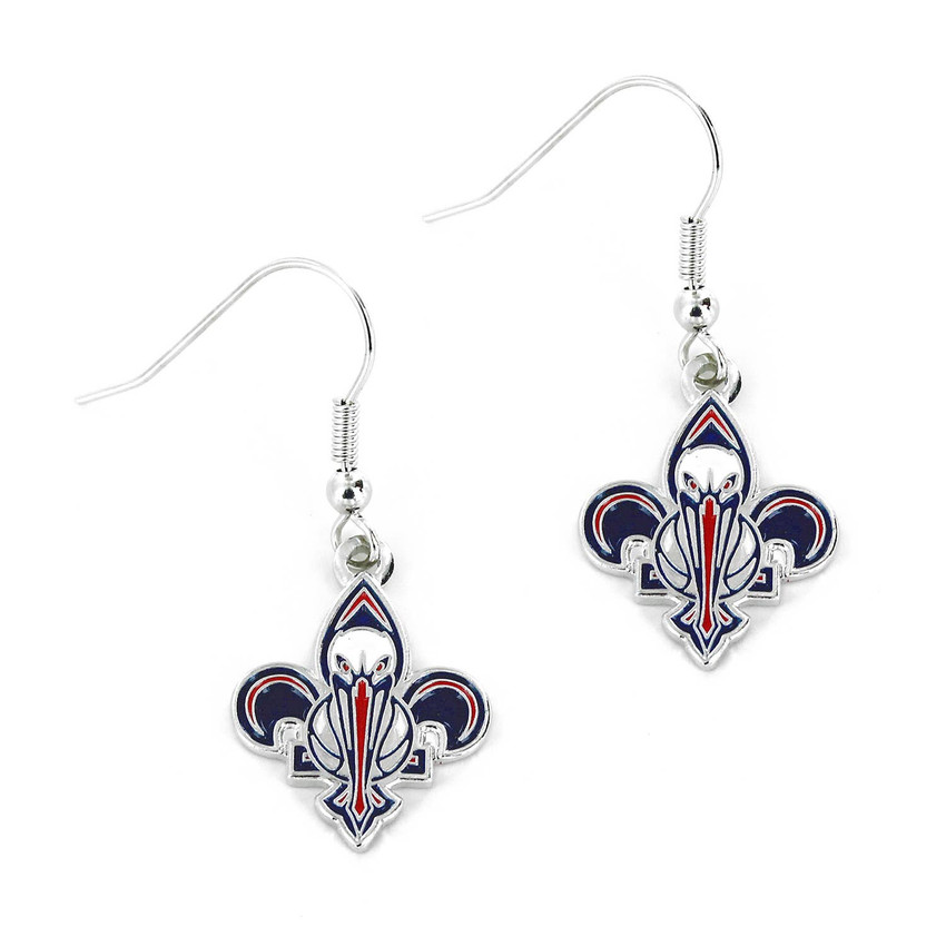NBA New Orleans Pelicans Logo Dangle Earrings