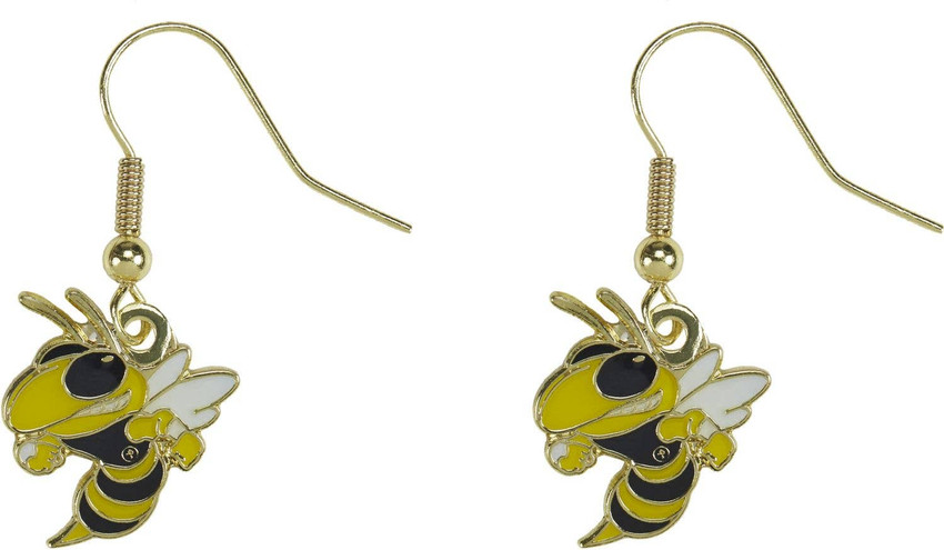 NCAA Georgia Tech Yellow Jackets Logo Dangle Earrings