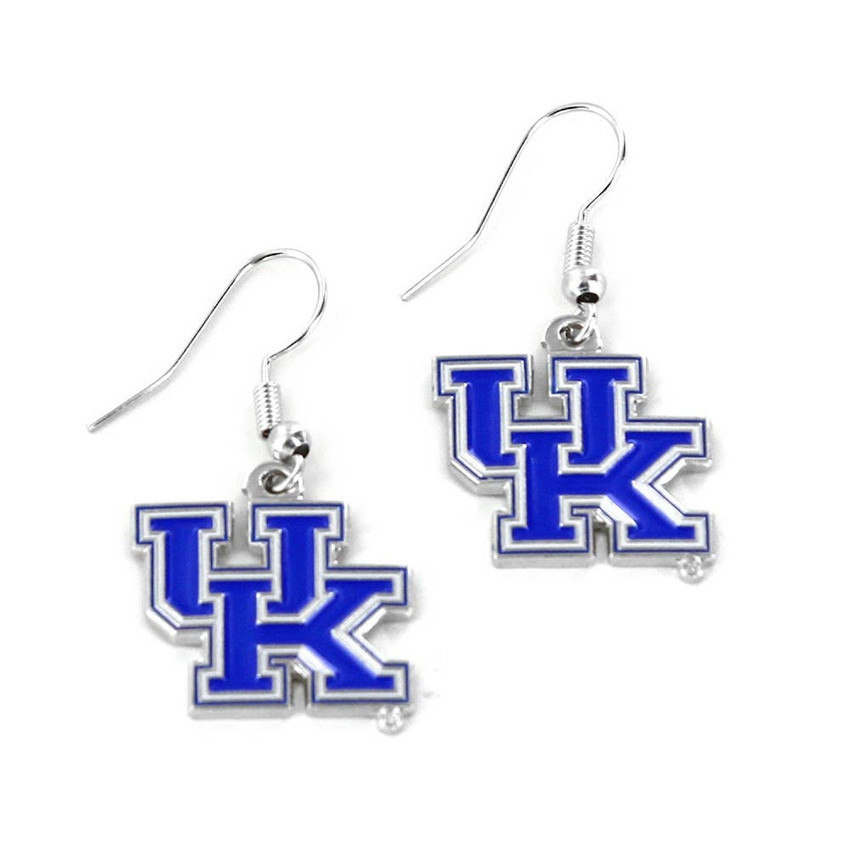 NCAA Kentucky Wildcats Logo Dangle Earrings
