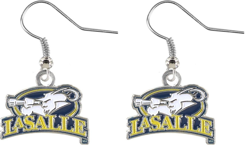 NCAA La Salle Explorers Logo Dangle Earrings