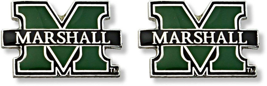 NCAA Marshall Thundering Herd Logo Post Earrings