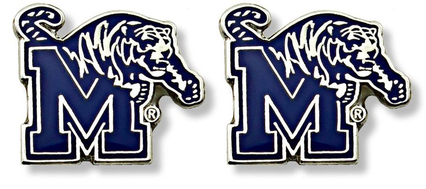 NCAA Memphis Tigers Logo Post Earrings