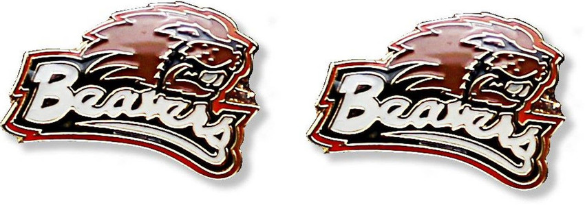 NCAA Oregon State Beavers Logo Post Earrings