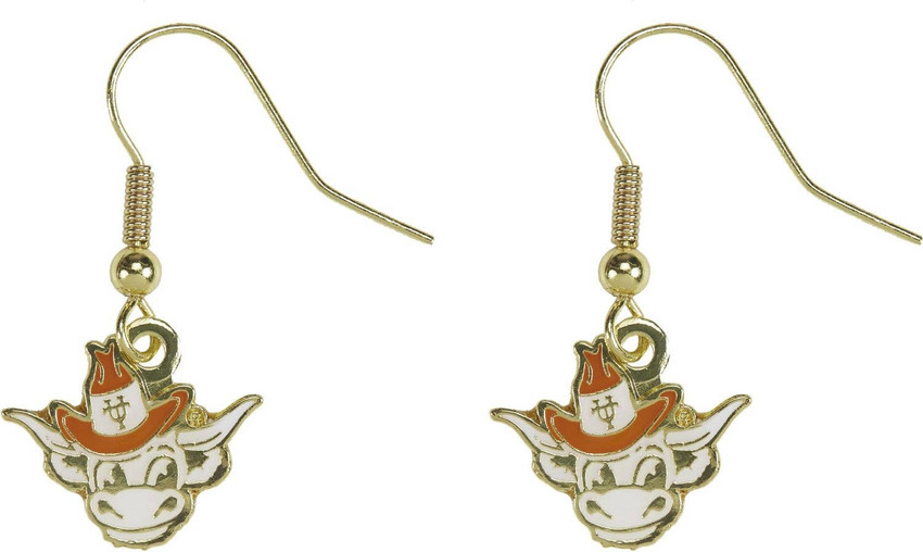 NCAA Texas Longhorns Logo Dangle Earrings