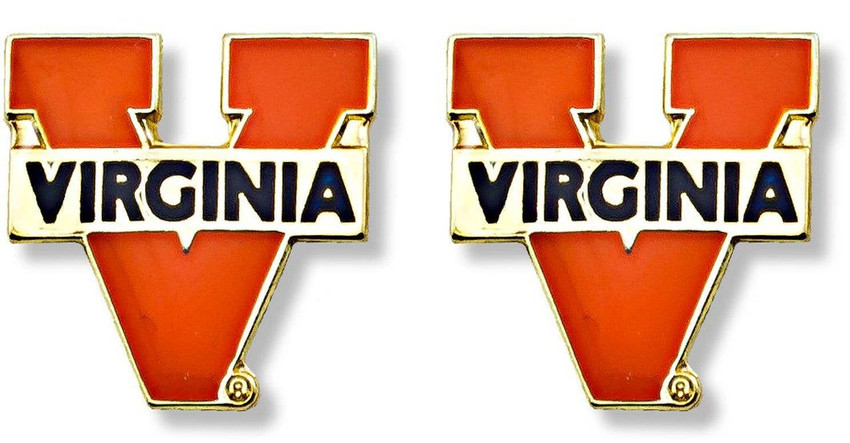 NCAA Virginia Cavaliers Logo Post Earrings