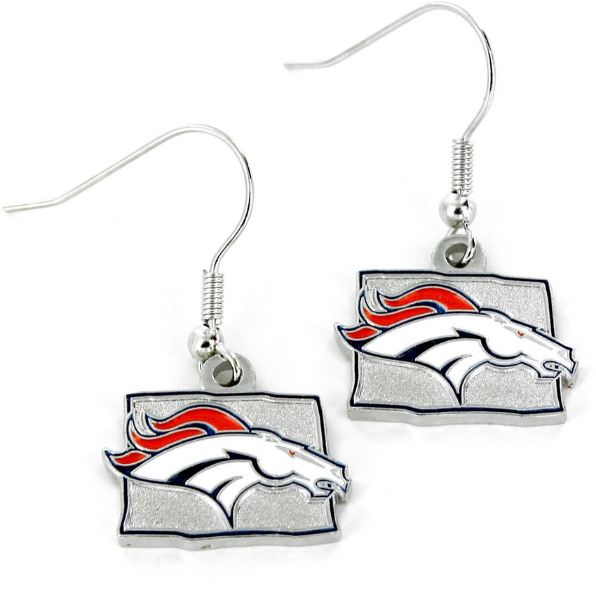 NFL Denver Broncos State Design Earrings