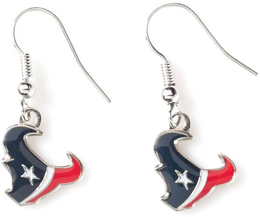 NFL Houston Texans Logo Dangle Earrings