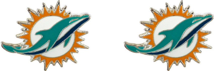 NFL Miami Dolphins Logo Post Earrings