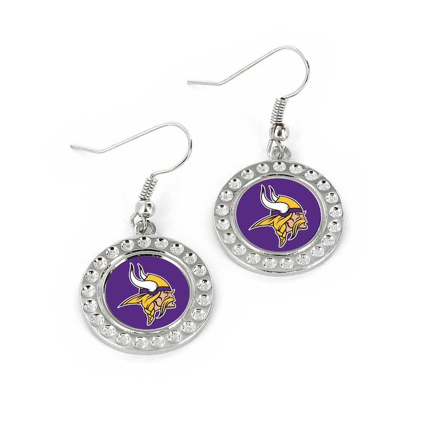NFL Minnesota Vikings Dimple Earrings