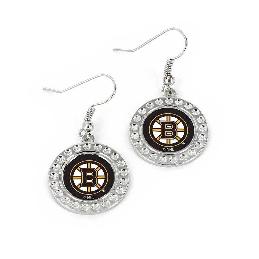 NHL Boston Bruins Dimple Earrings