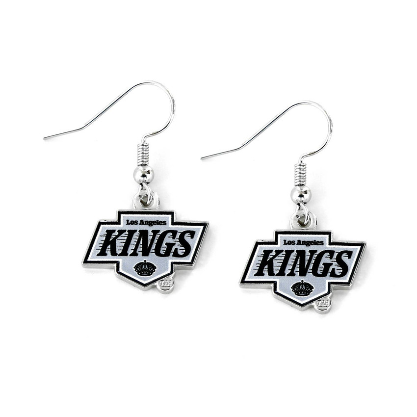 NHL Los Angeles Kings Logo Dangle Earrings