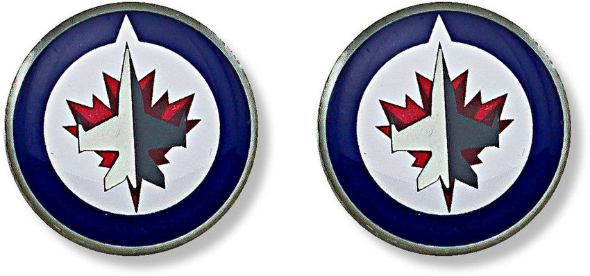NHL Winnipeg Jets Logo Post Earrings