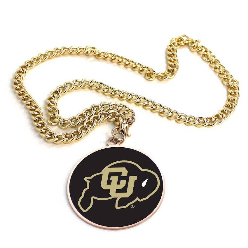 NCAA Colorado Buffaloes Team Emblem Fan Chain Necklace