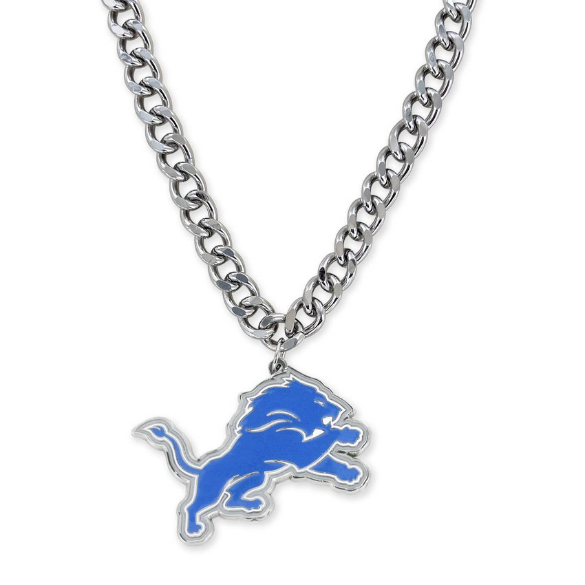 NFL Detroit Lions Heavyweight Team Logo Necklace