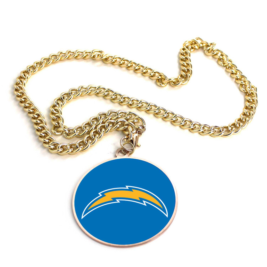 NFL Los Angeles Chargers Team Emblem Fan Chain Necklace