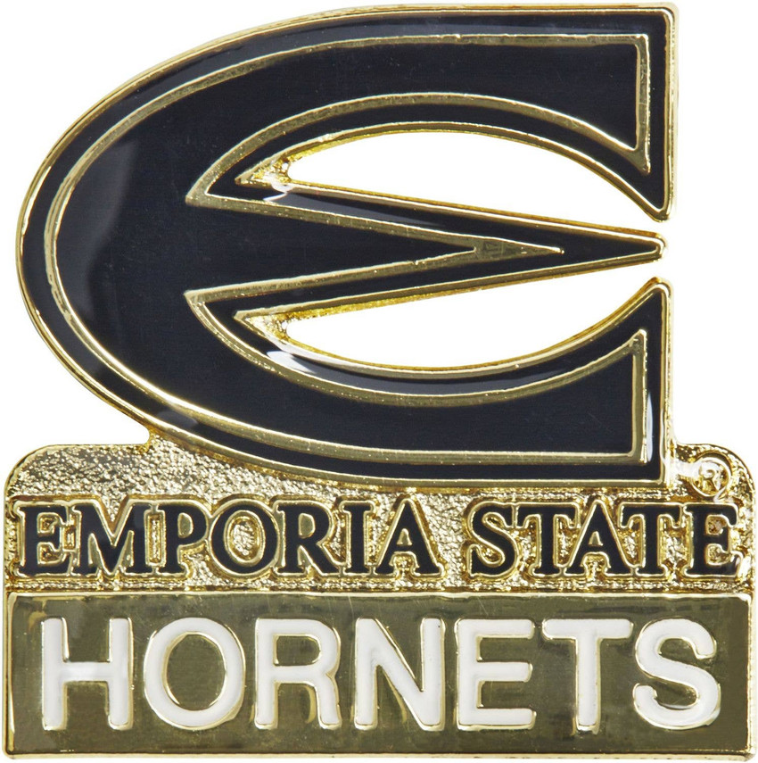 NCAA Emporia State Hornets Team Logo Pin