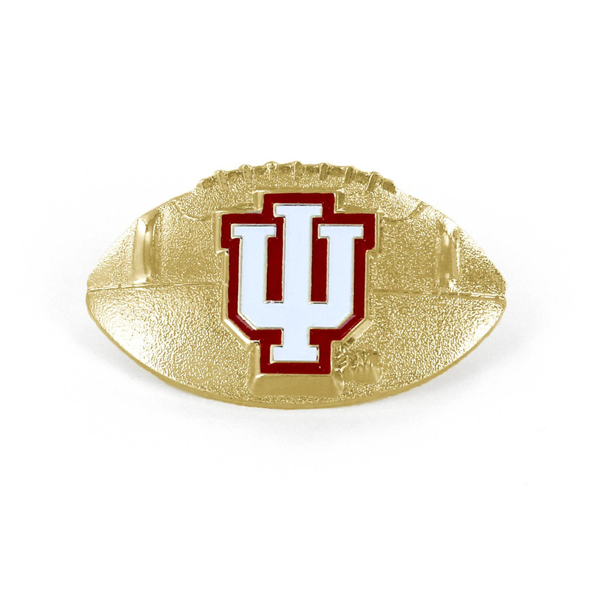 NCAA Indiana Hoosiers Sculpted Football Pin