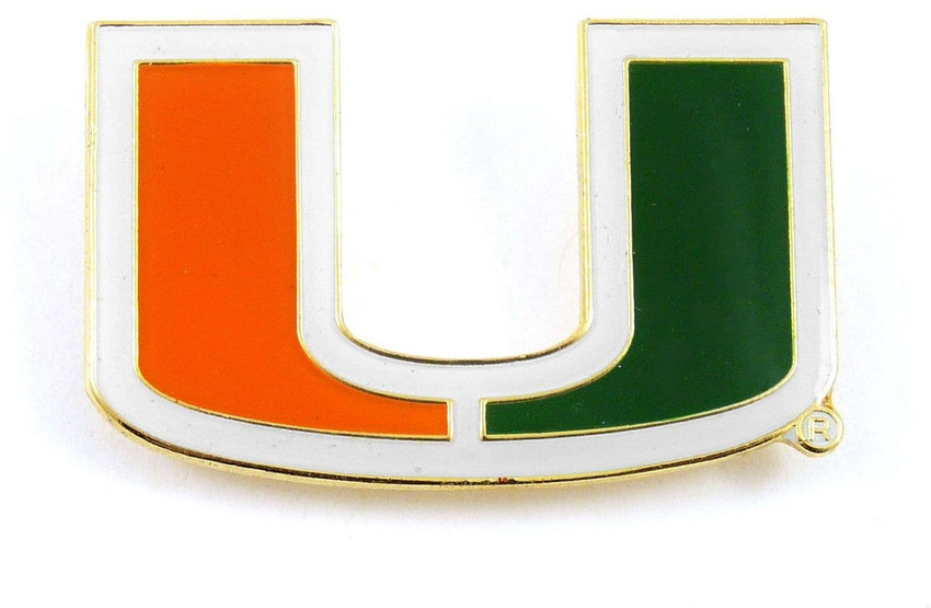 NCAA Miami Hurricanes Team Logo Pin