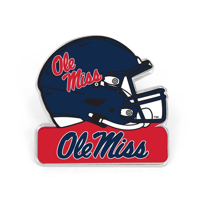 NCAA Mississippi Ole Miss Rebels Premier Helmet Pin