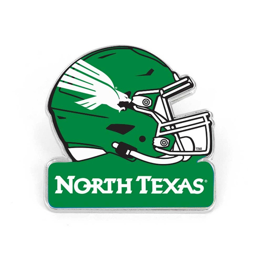 NCAA North Texas Mean Green Premier Helmet Pin