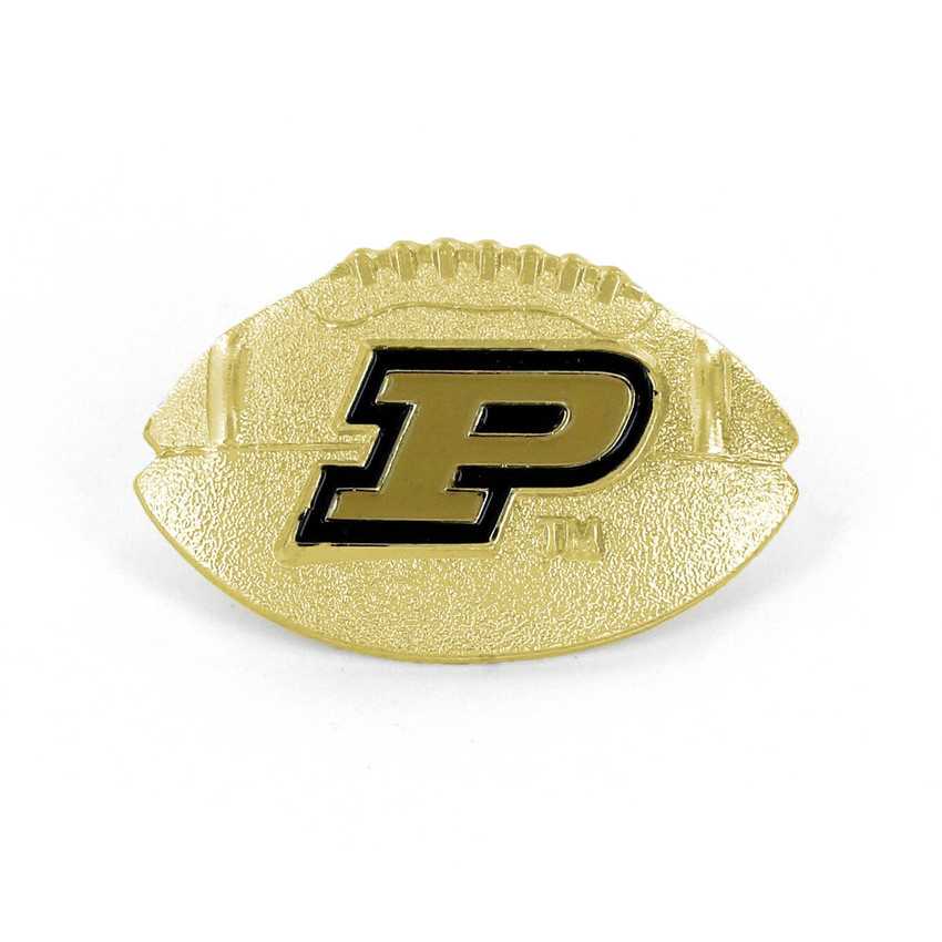 NCAA Purdue Boilermakers Sculpted Football Pin
