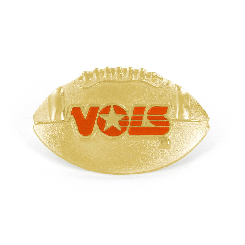 NCAA Tennessee Volunteers Sculpted Football Pin