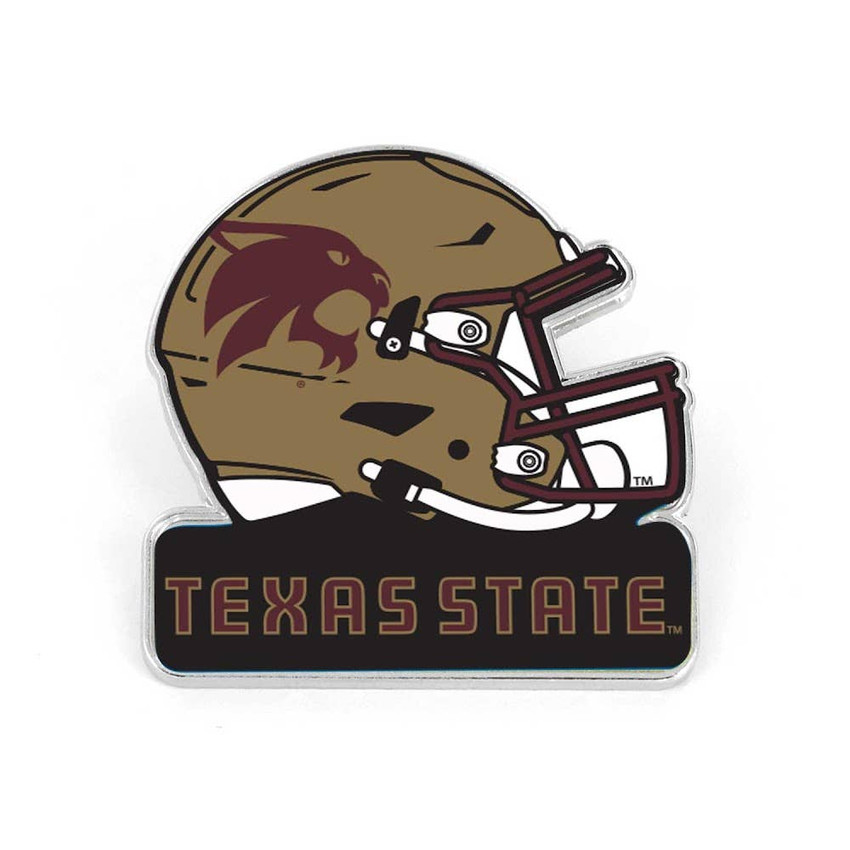 NCAA Texas State Bobcats Premier Helmet Pin