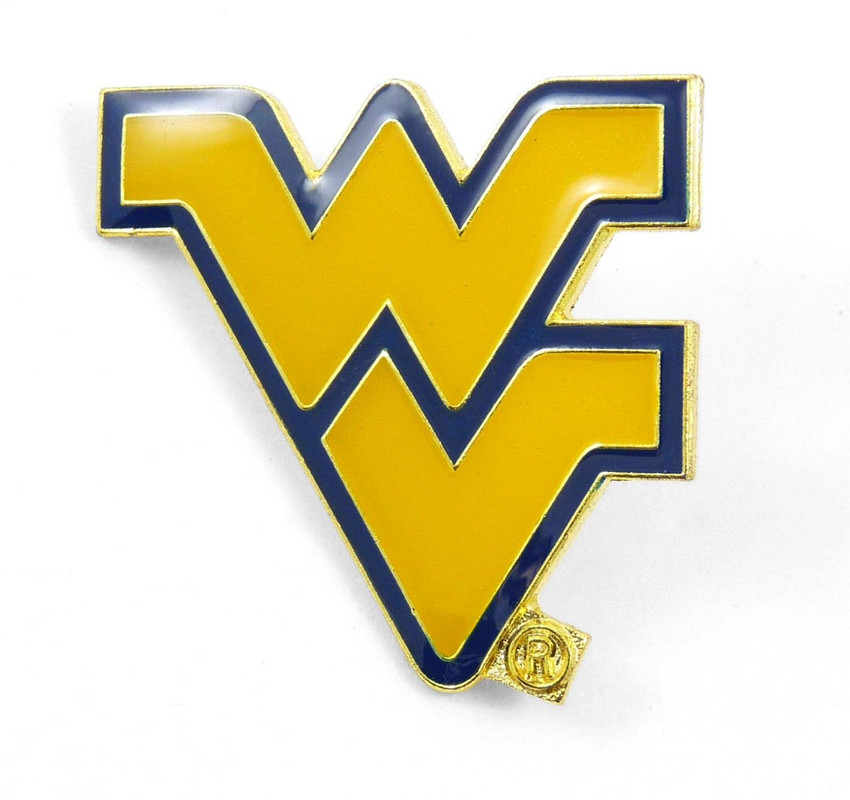 NCAA West Virginia Mountaineers Team Logo Pin