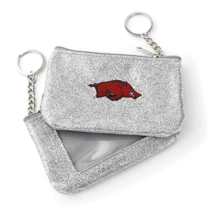 NCAA Arkansas Razorbacks Sparkle Coin Purse