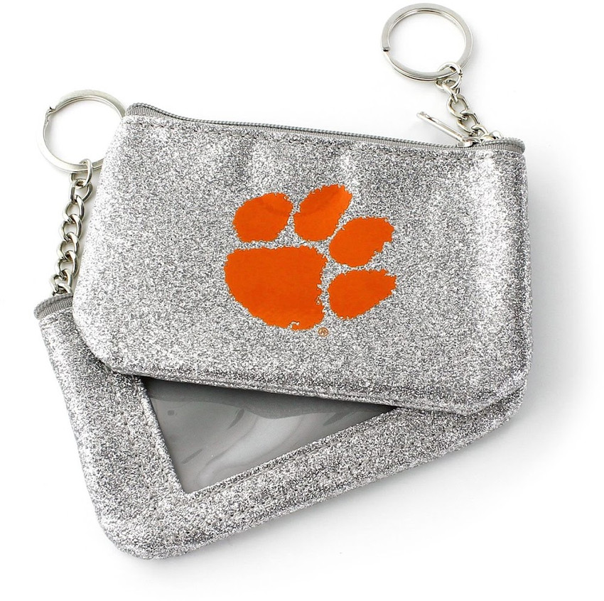 NCAA Clemson Tigers Sparkle Coin Purse