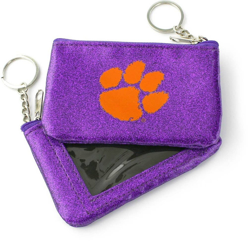 NCAA Clemson Tigers Sparkle Coin Purse