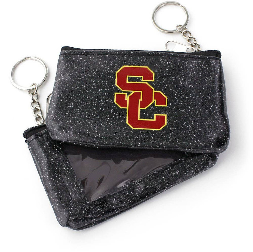 NCAA USC Trojans Sparkle Coin Purse
