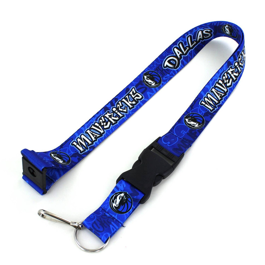 NBA Dallas Mavericks Graffiti Lanyard Keychain ID Holder NBA Fan Accessory