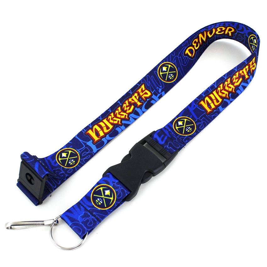 NBA Denver Nuggets Graffiti Lanyard Keychain ID Holder NBA Fan Accessory