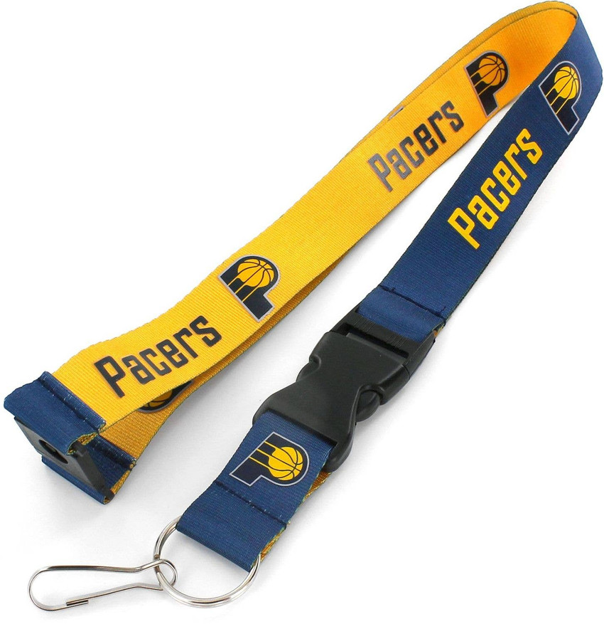 NBA Indiana Pacers Reversible Lanyard Keychain ID Holder NBA Fan Accessory