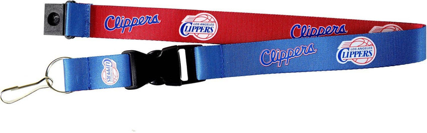 NBA Los Angeles Clippers Reversible Lanyard Keychain ID Holder NBA Fan Accessory