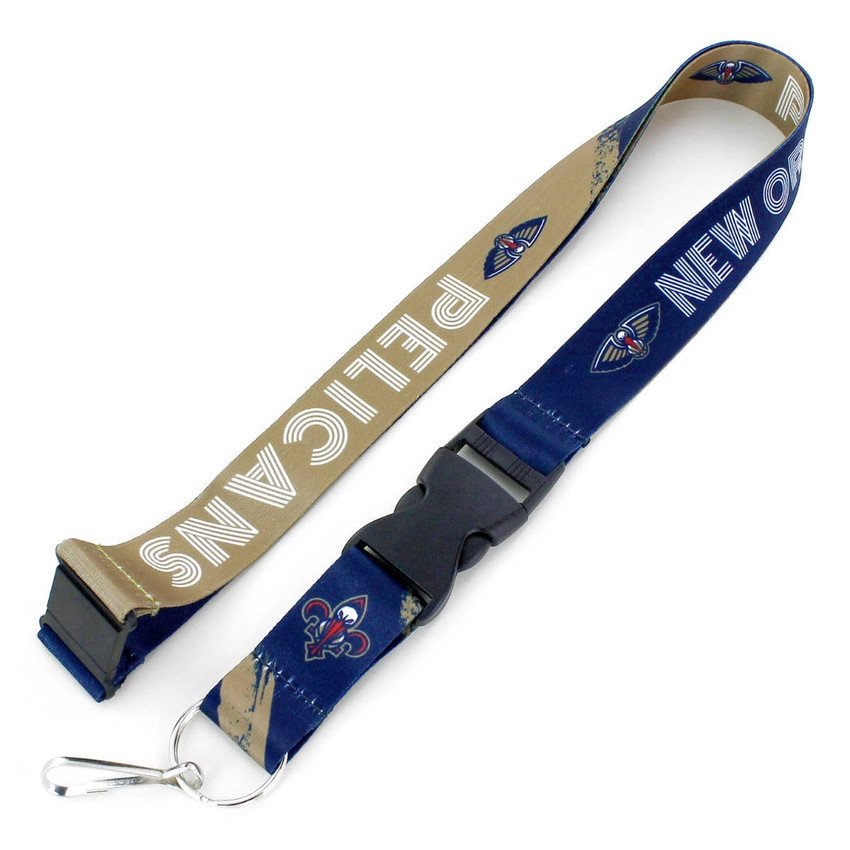 NBA New Orleans Pelicans Crossfade Lanyard Keychain ID Holder NBA Fan Accessory