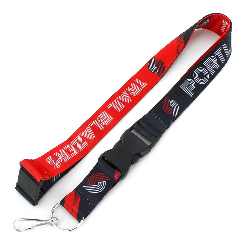 NBA Portland Trail Blazers Crossfade Lanyard Keychain ID Holder NBA Fan Accessory