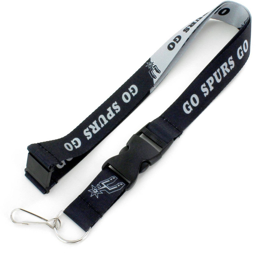 NBA San Antonio Spurs Slogan Lanyard Keychain ID Holder NBA Fan Accessory