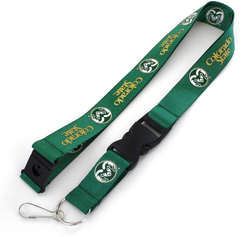 NCAA Colorado State Rams Team Lanyard Keychain ID Holder NCAA Fan Accessory