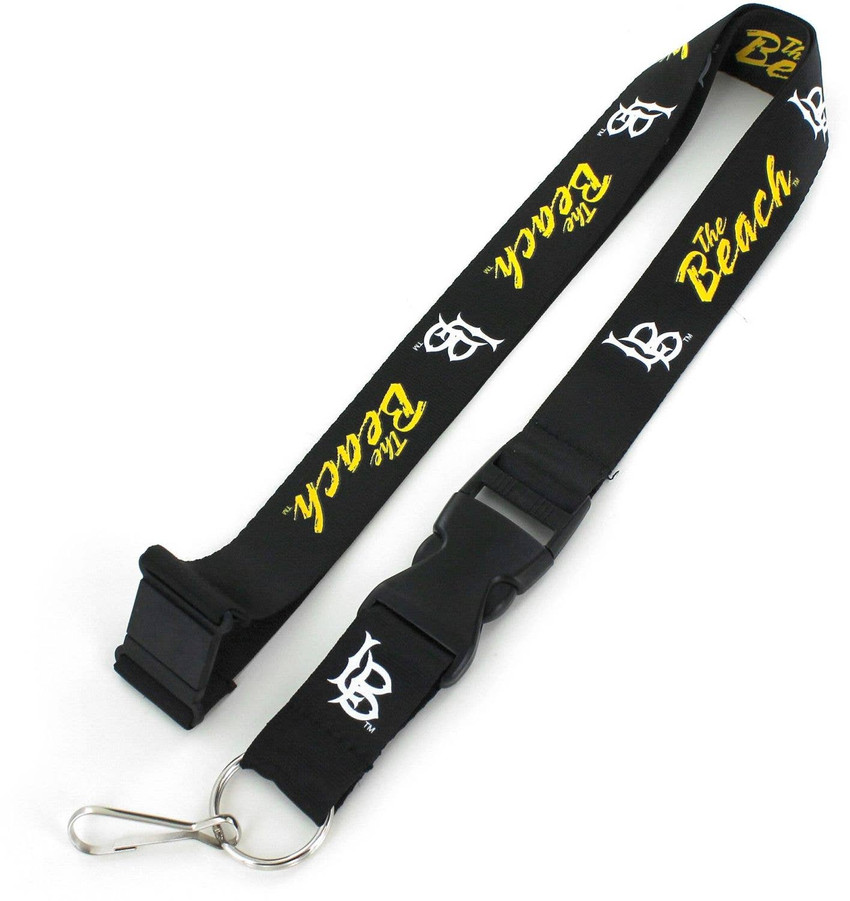 NCAA CSU Long Beach "The Beach" Team Lanyard Keychain ID Holder NCAA Fan Accessory, Black