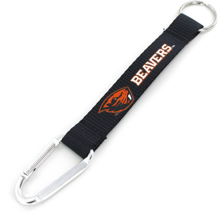 NCAA Oregon State Beavers Carabiner Lanyard Keychain ID Holder NCAA Fan Accessory Keychain