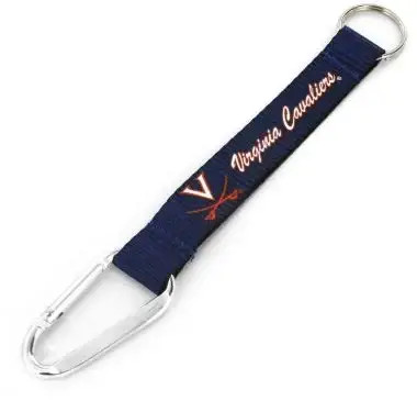 NCAA Virginia Cavaliers Carabiner Lanyard Keychain ID Holder NCAA Fan Accessory Keychain