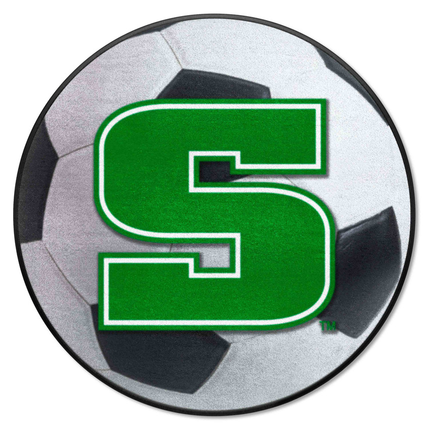 Slippery Rock The Rock Soccer Ball Rug - 27in. Diameter