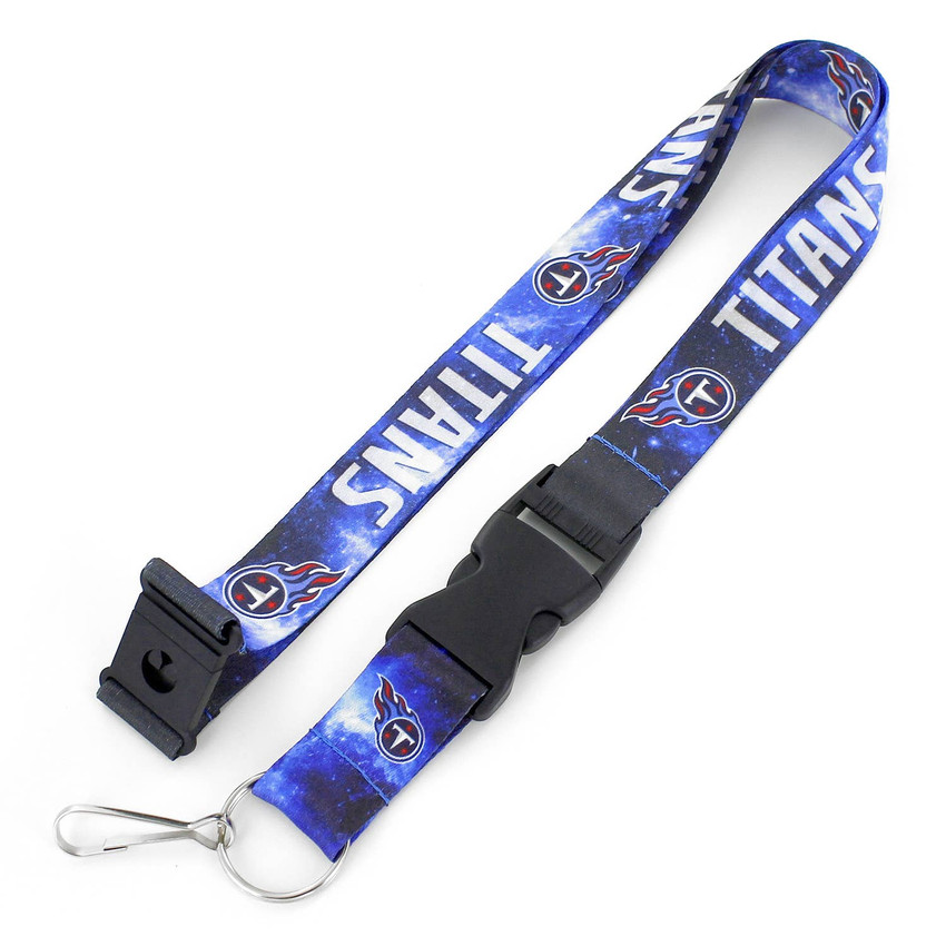 NFL Tennessee Titans Galaxy Lanyard Keychain ID Holder NFL Fan Accessory