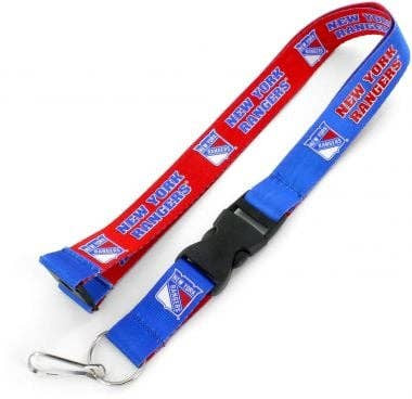 NHL New York Rangers Reversible Lanyard Keychain ID Holder NHL Fan Accessory