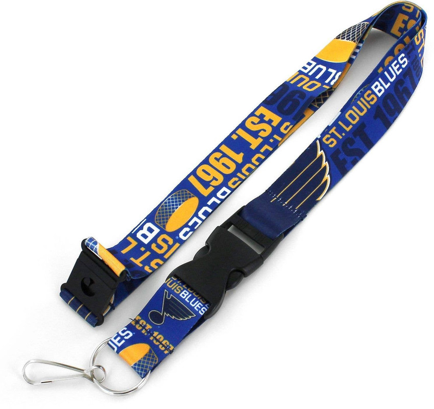 NHL St. Louis Blues Dynamic Lanyard Keychain ID Holder NHL Fan Accessory