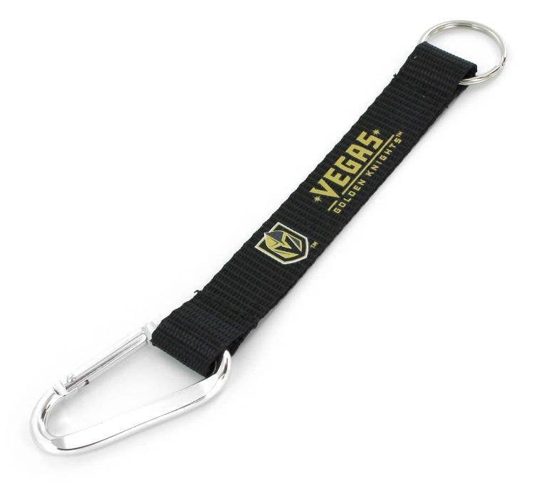 NHL Vegas Golden Knights Carabiner Lanyard Keychain ID Holder NHL Fan Accessory Keychain